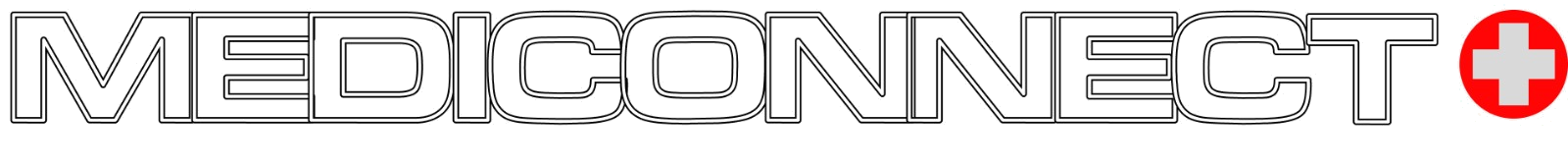 MediConnect wordmark with red cross